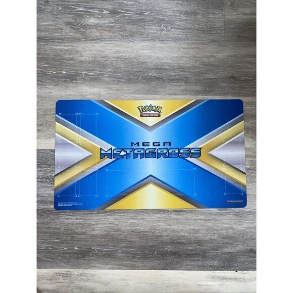 Pokemon - Trading Card Game - Mega Metagross - Play Mat  23x13” - 2014 - TCG A1 - Picture 1 of 6